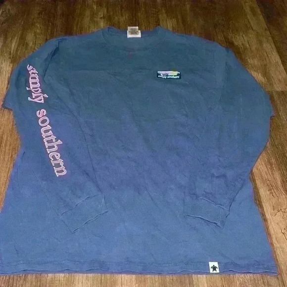 Simply Southern Pink Jeep Think Outside no box needed Long Sleeve Shirt - Picture 1 of 4